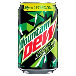 Mountain Dew 330ml 2 For 1.20