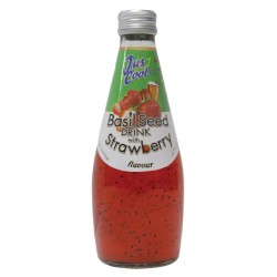 JusCool Basil Seed Drink Strawberry
