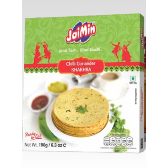 Jaimin Chilli Coriander Khakra 180g