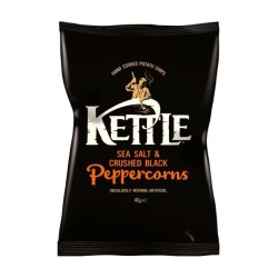 Kettle Chips Sea Salt & Black Pepper 40g