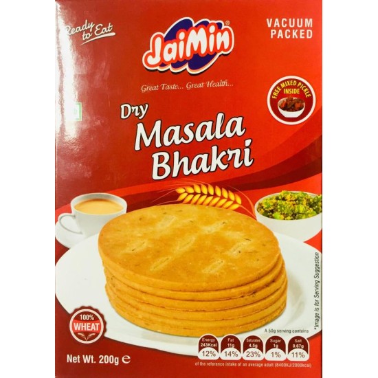 Jaimin Dry Masala Bhakri 200g