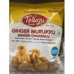 TELUGU FOODS GINGER MURUKKU (BOGO OFFER)170g