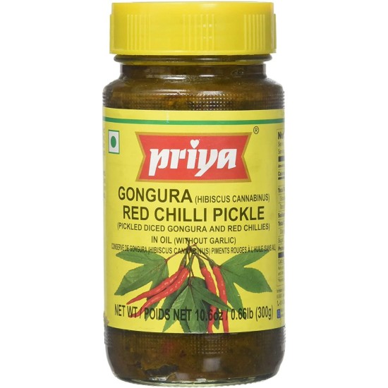 Priya Gongura Redchilli Pickle 300g