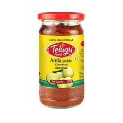 TELUGU FOODS AMLA PICKLE (WITH GARLIC)300g