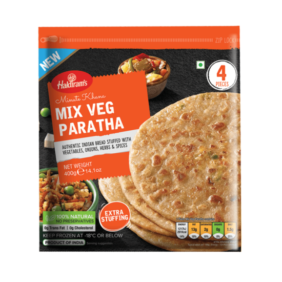 Haldirams Mix Veg Paratha 400