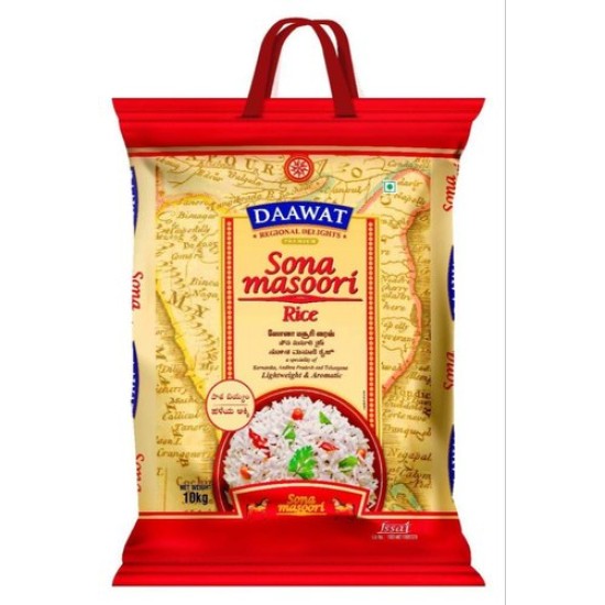 Daawat Sona Masoori Rice 10kg