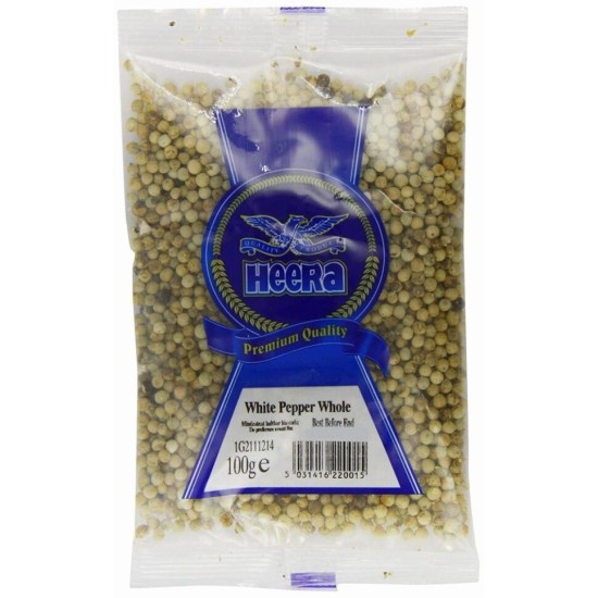 Heera White Pepper Whole – 100g