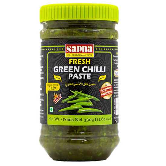 Sapna Green Chilli Paste 330g