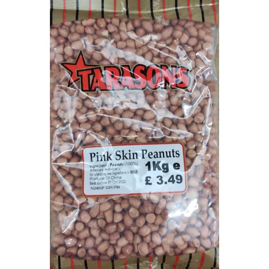 Tarasons Pink Skin Peanuts 1kg