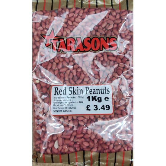 Tarasons Red Skin Peanuts 1kg