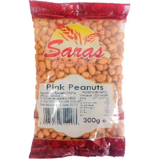 Saras Pink Peanuts 300g