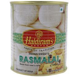 Haldirams Rasmalai Tin 1KG