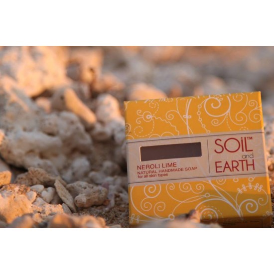 SOIL AND EARTH (Natural Handmade Soap) Neroli Lime