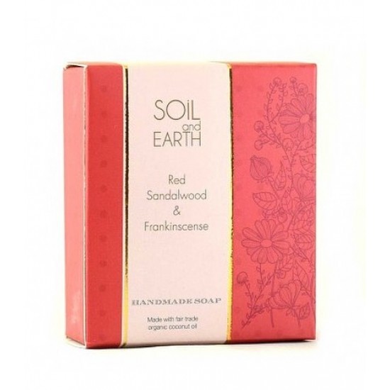 SOIL AND EARTH (Natural Handmade Soap)Sandalwood and Frankinscense 