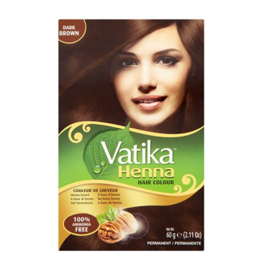 Vatika Heena Dark Brown 60g